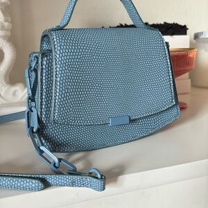 SALE🇺🇸 Mini Blue “Croc” Handbag